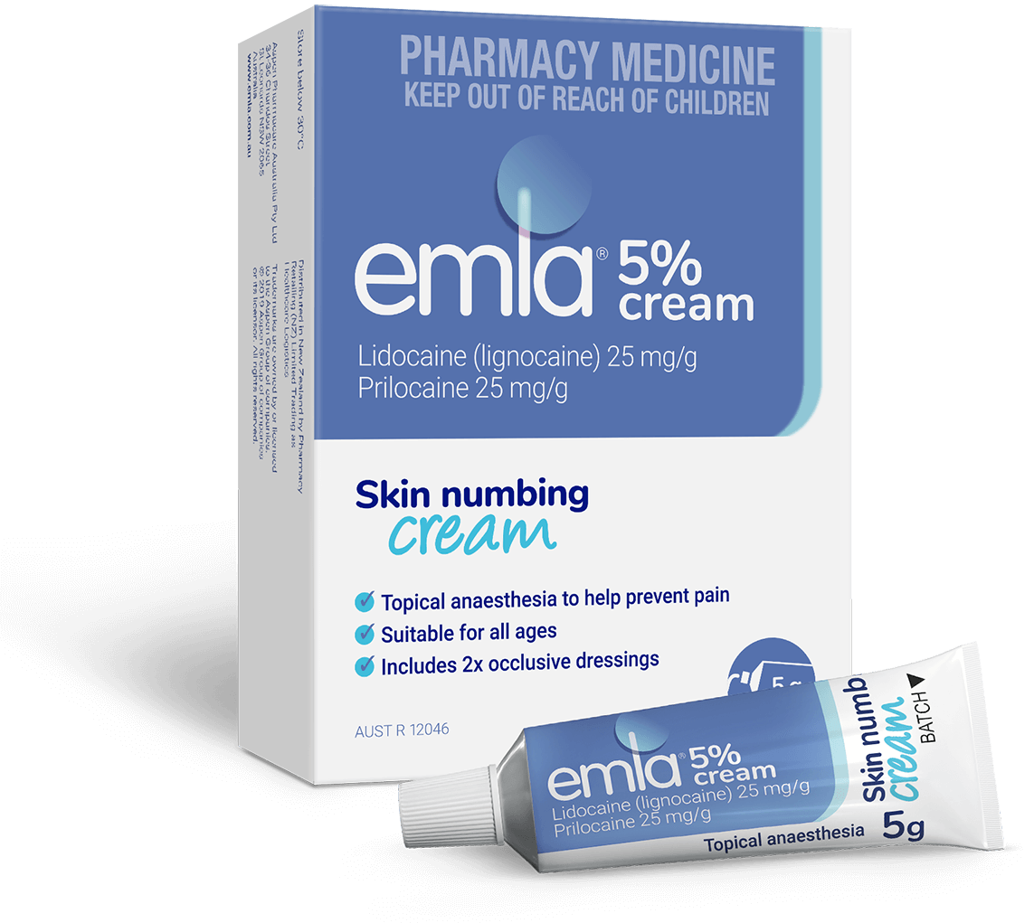 Emla Australia | Skin Numbing Cream & Numbing Patches