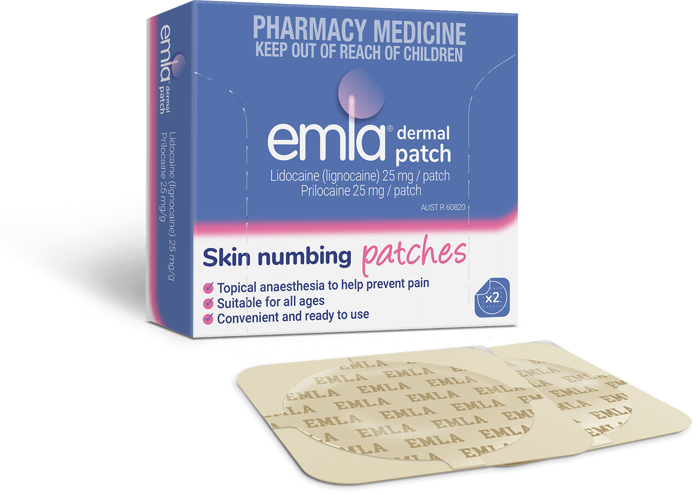 emla patches packshot